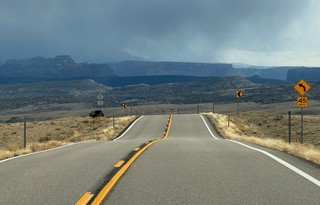 Heading toward Moab from Cisco, Utah