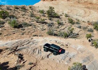 Climbing around at Dome Plateau