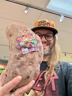 Look at this sweet potato