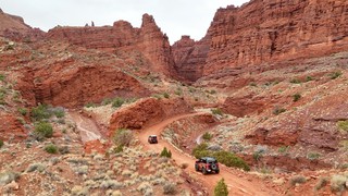Driving through Onion Creek