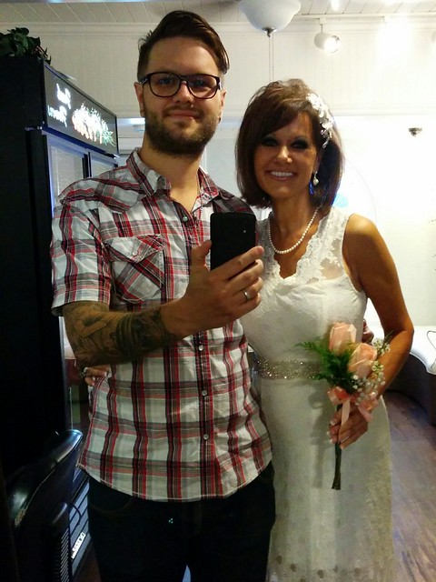 Bout to walk this girl down the aisle with Elvis