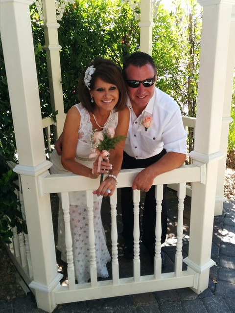 At the Graceland Wedding Chapel in Vegas
