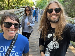 Out here walkin to support des moines schools