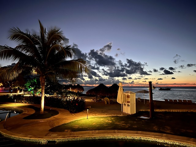 Sunset from the room