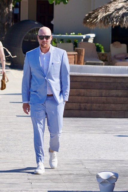 Walkin up to the chapel