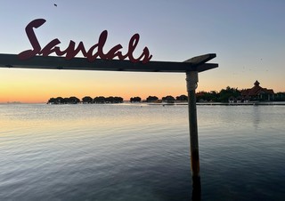 Checking out the Sandals Royal Caribbean resort