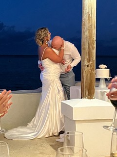 Wedding - The ol wedding cake to the chest move