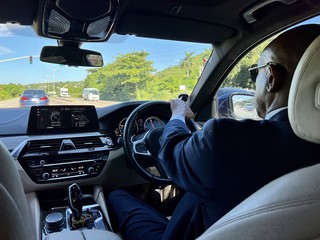 This is a nice way to get to a resort... even though it was only about a 2 mile drive, haha