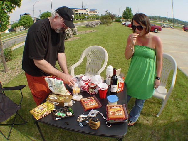 Tailgating at the iCubs game