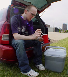 Tailgating at the iCubs game