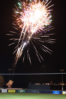 Fireworks after the game