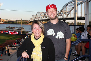 frame - Kari and I at the Game