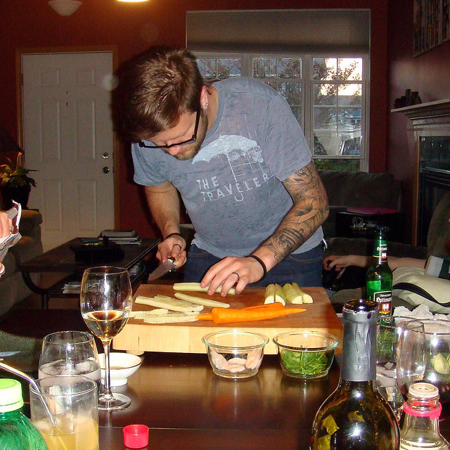 Preparing vegetables