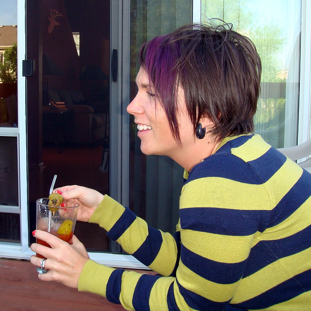 Hanging out on the back porch