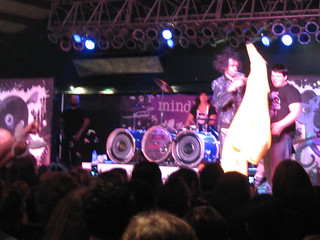 Someone threw the banana costume on stage, Jimmy picked out a fat kid to wear it.