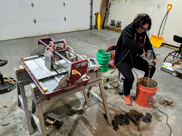 She doesn't help out with my projects a whole lot. But I like when she does