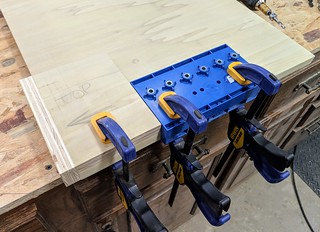 Adding shelf pins to make the bottom shelves adjustable to accommodate various sizes of boots, etc