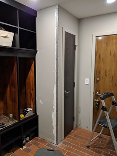 Next I had to repair my first corner bead.