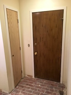 New doors and casing goin up