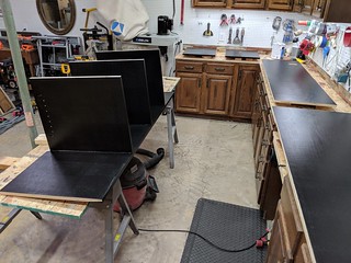 Bottom pieces painted up