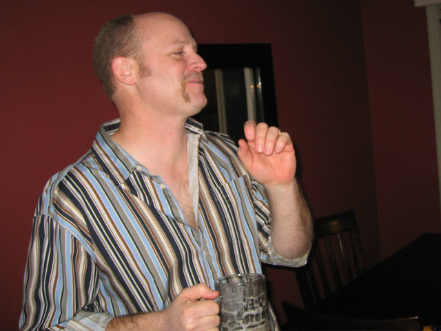 Rico's awesome mustache and hair