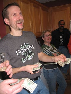 Doug Moore - Doug handing out money