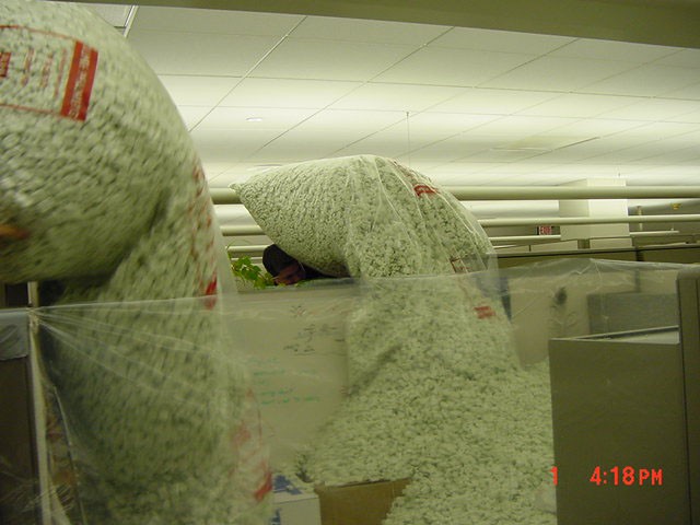 Holy packing peanuts
