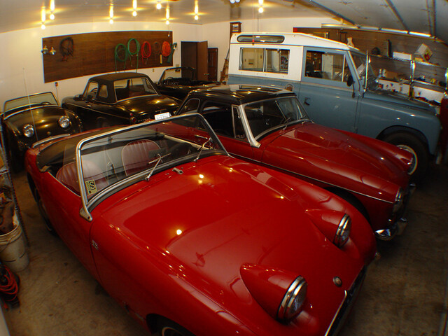 How to get 6 cars in a 2 car garage.