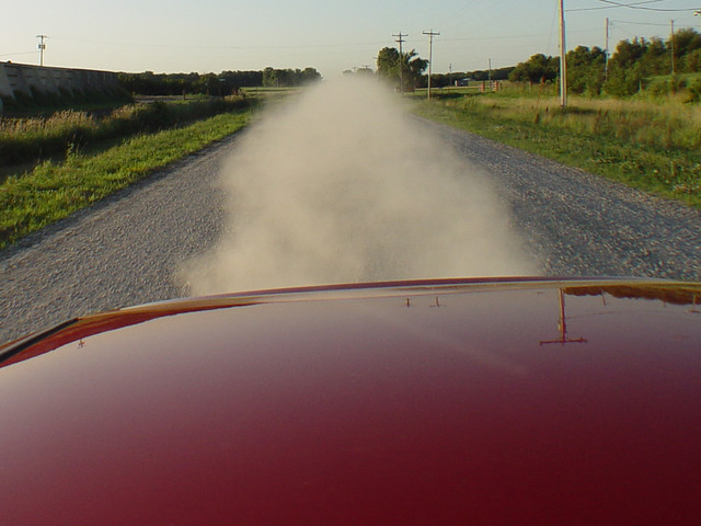 We got lost.  Found gravel.