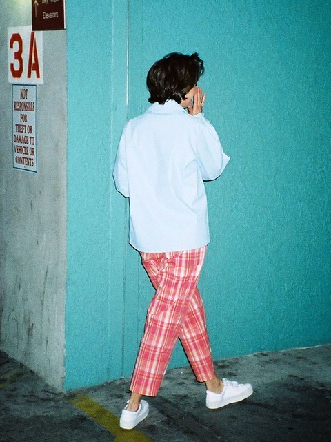 She's laughing so hard that she's peeing