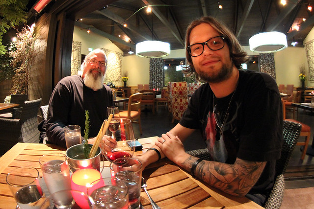 One last glass of wine in the valley