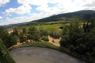 Looking out from the Sterling Patio