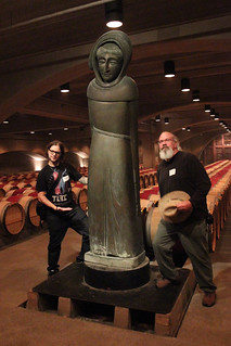 Statue in the Robert Mondavi Cellar