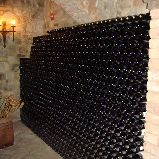 A few bottles of wine