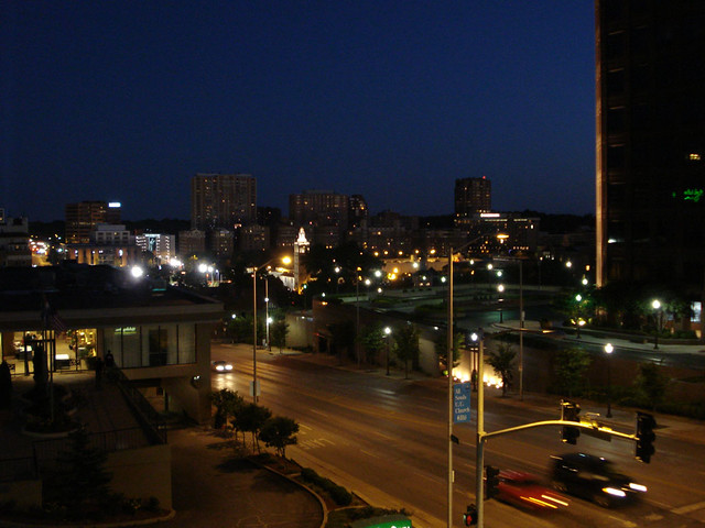 The plaza from our hotel