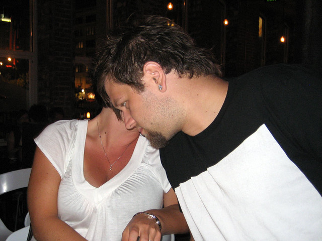 Listening to secrets is good a excuse to look at cleavage