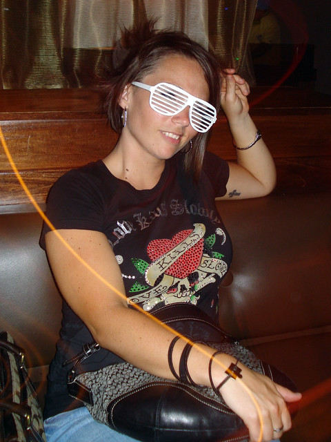 Wifey with the shutter shades