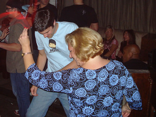 Josh dancing with Krissy's friend
