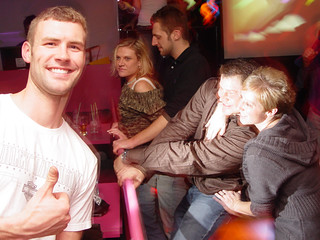 Dancing - Trent and some pole dancers