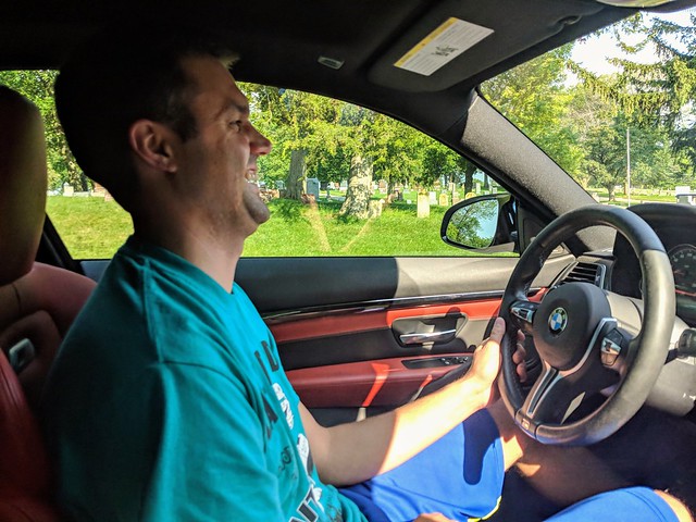 "Dude, let me drive." ... this seems like a terrible idea