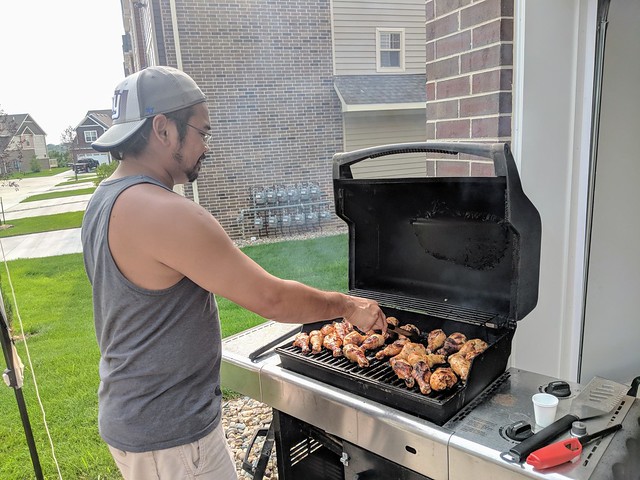 Grillin at Nathan's