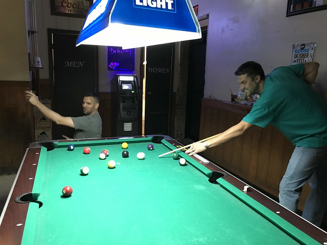 Shootin pool at Swanee's