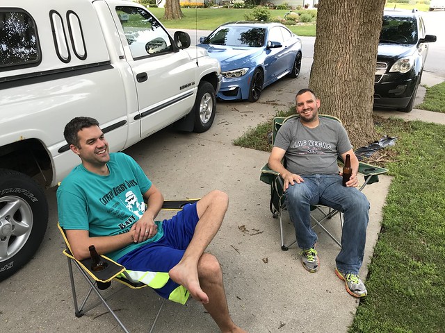 Hangin at Chuck's place