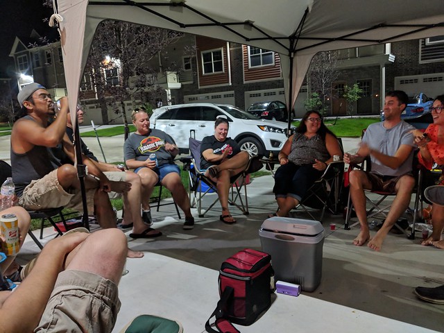 Gettin silly in the driveway