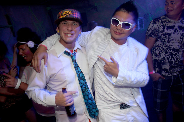 German and some white dude.