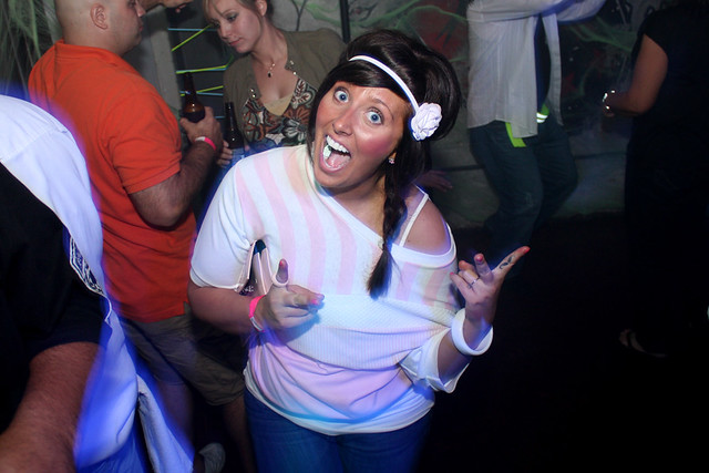 This chick has a mustache tattoo on her finger