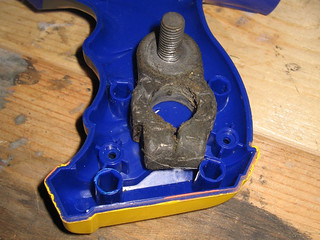 Nerf - Perfect fit in the handle - minus the bolt.