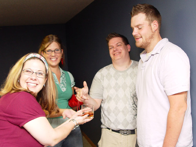 They all shared 1 glass of Henny