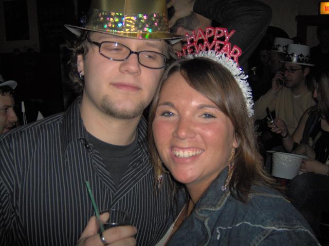 Kari and I on New Years