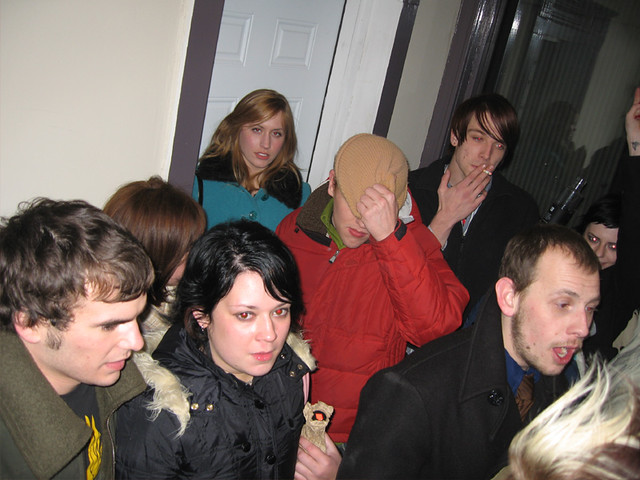 The line to get into the afterparty